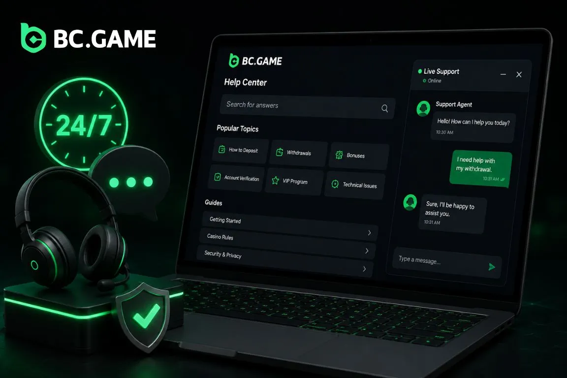 BC Game Customer Support